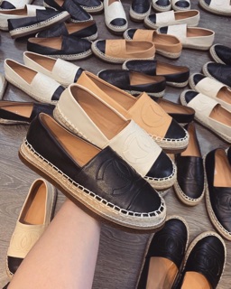 Slipon đế cói