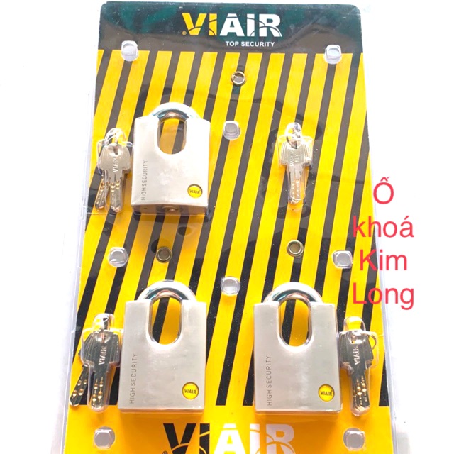 Bộ 3 ổ khoá VIAIR master chính hãng an toàn tuyệt đối