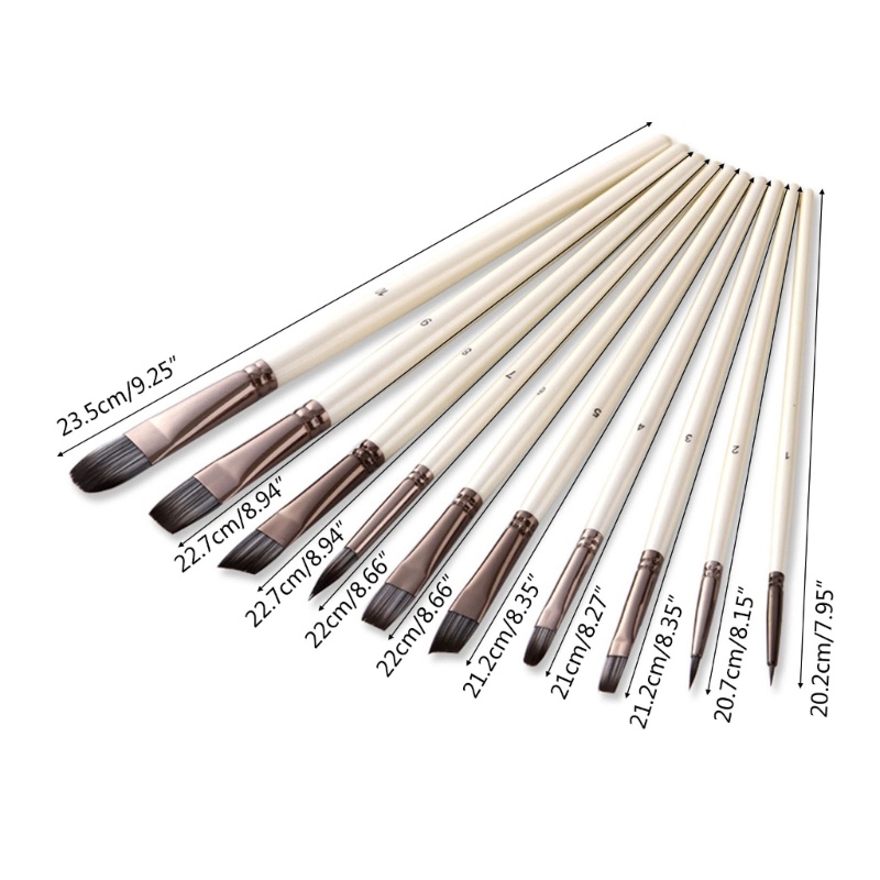 Cọ Nylon Vẽ Tranh Sơn Dầu Đa Năng Tiện Dụng