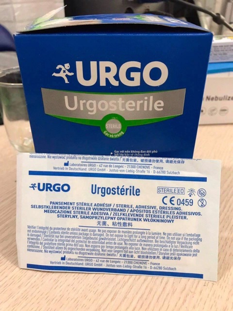 Băng cá nhân bản lớn vô trùng Urgosterile các cỡ