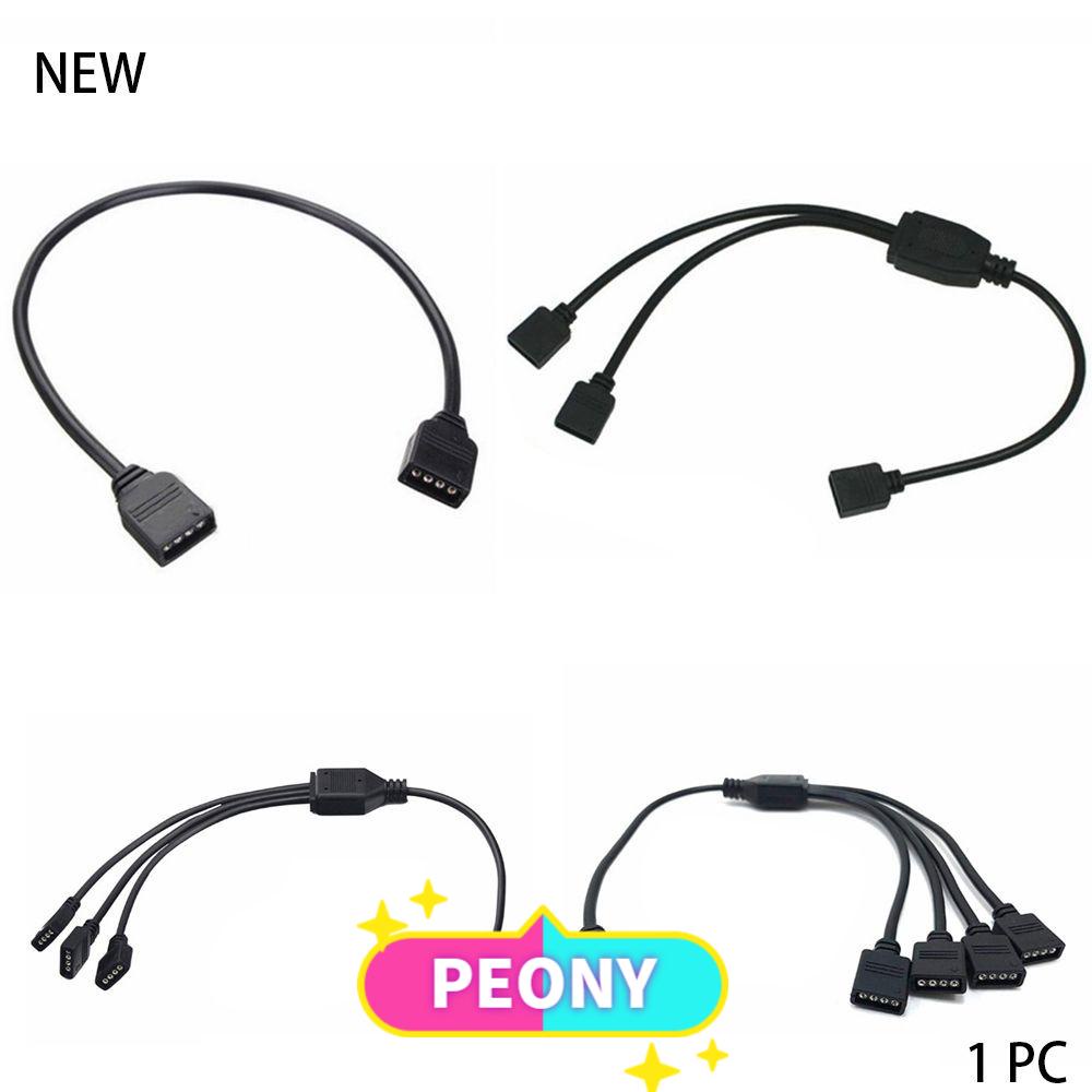 Dây cáp nối dài đèn led Rgb 4 Pin Từ 1 Sang 1 2 3 4 cổng 3528 5050 chuyên dụng