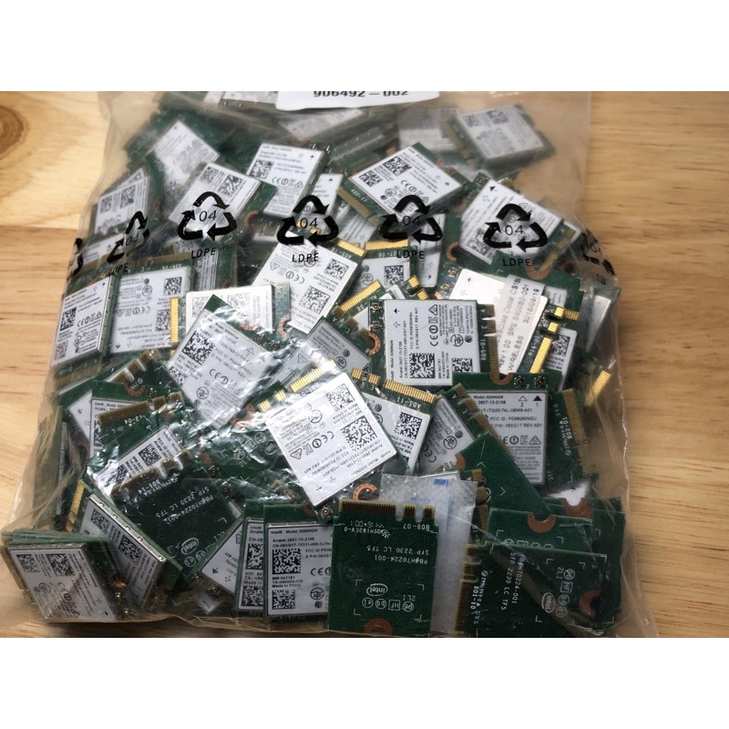 Card thu Wifi + Bluetooth - Intel 7265NGW 8260NGW chuẩn M2 gắn trong dùng cho Micro Tiny Mini PC và Laptop