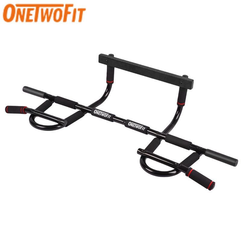 OneTwoFit thanh tập xà đơn Pull Up Bar Chin Up Bar Multi-Grip Body Workout Bar Exercise Strength Fitness Equipment OT005
