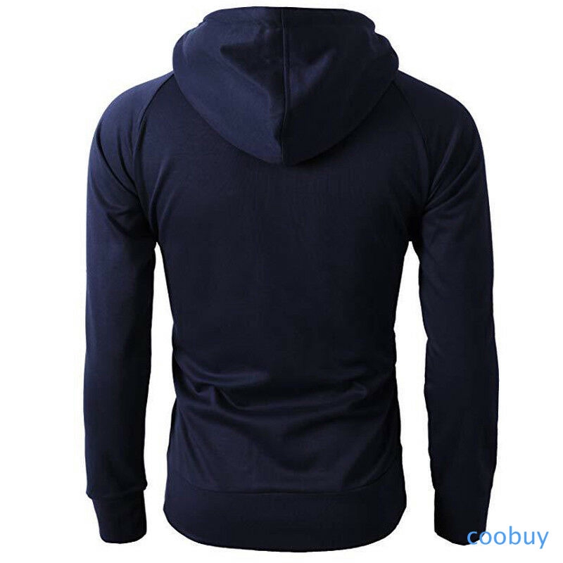 Áo Khoác Hoodie Thể Thao Màu Trơn Cho Nam | BigBuy360 - bigbuy360.vn