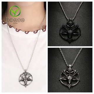 Dây chuyền mặt hình biểu tượng của thần Baphomet độc đáo