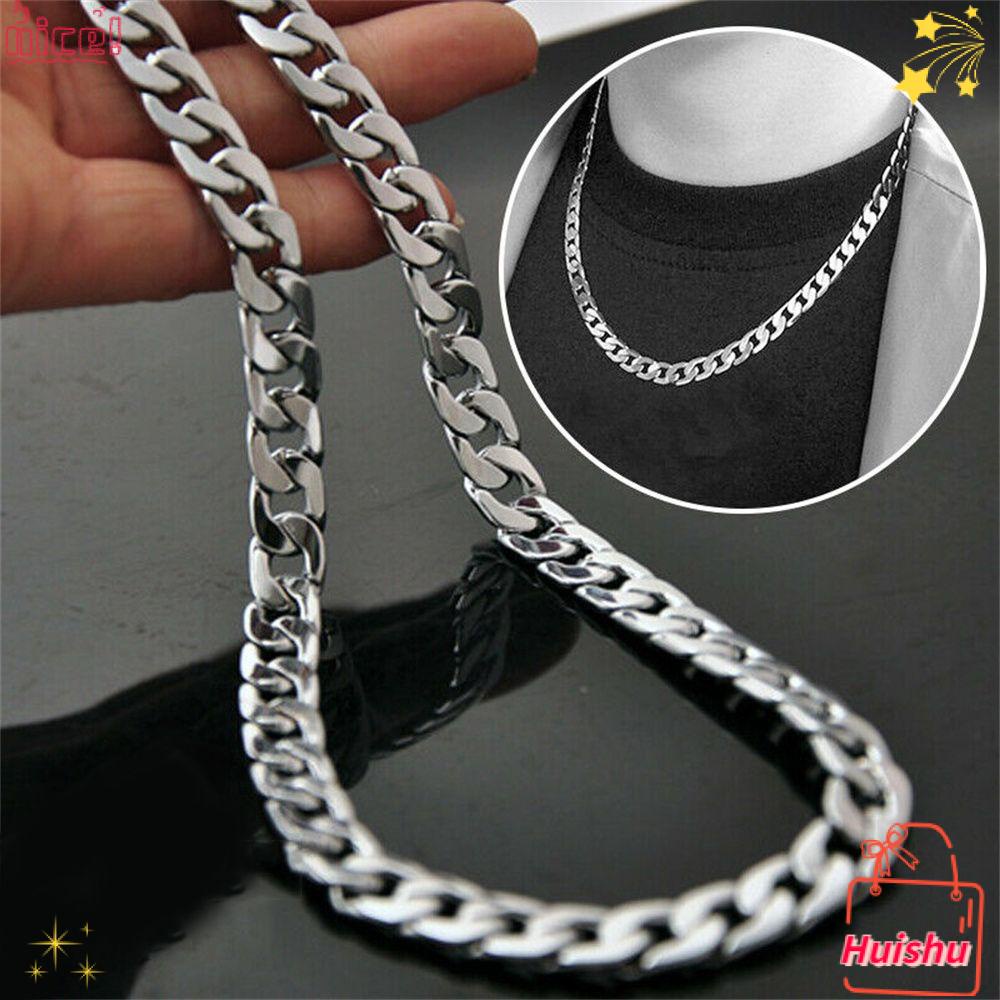 ✣Hs✣ 5/7/9/mm Vòng Cổ Choker Bản Lớn Cho Nam