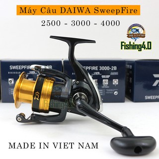 Máy câu cá DAIWA Sweepfire 2500 3000 4000 - 2b Chính hãng made in viet nam