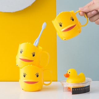 Cốc nhựa Vịt đựng bàn chải, làm cốc đánh răng cho bé