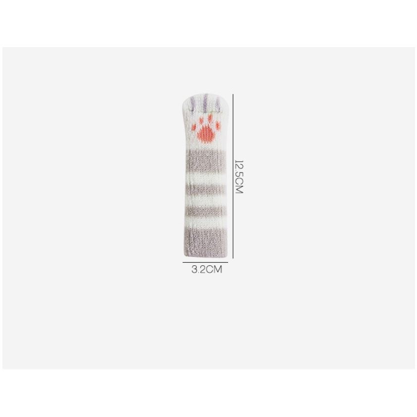 Bộ 4 miếng bọc chân bàn, ghế hình chân mèo siêu đáng yêu, chống trơn trượt Eotiay | BigBuy360 - bigbuy360.vn