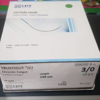 Chỉ CPT TRUSTIGUT C 3.0 (CHROMIC CATGUT)