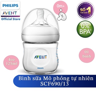 Bình sữa thiết kế mô phỏng tự nhiên bằng nhựa Philips Avent SCF690 13 bình