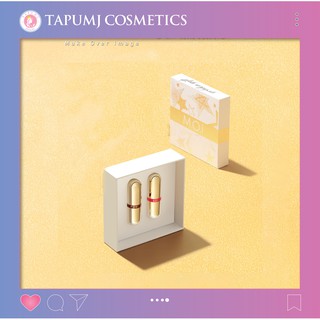 Son Thỏi Lì - Set 2 Son Thỏi Mini GOLDEN GIFT Son Hồ Ngọc Hà MOI