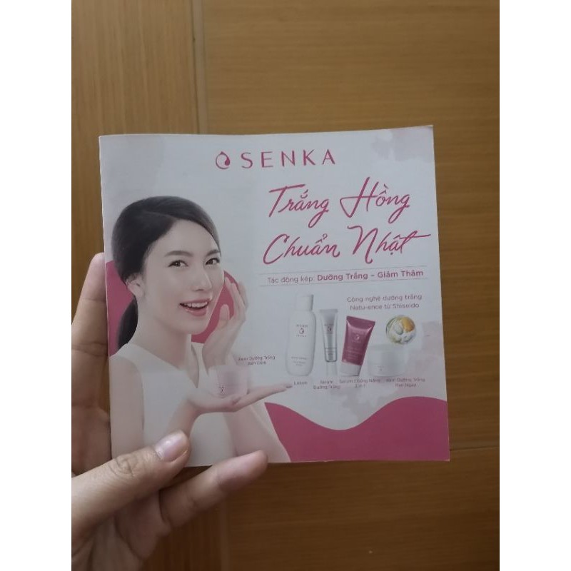 Bộ trial kit dưỡng da trắng hồng Senka