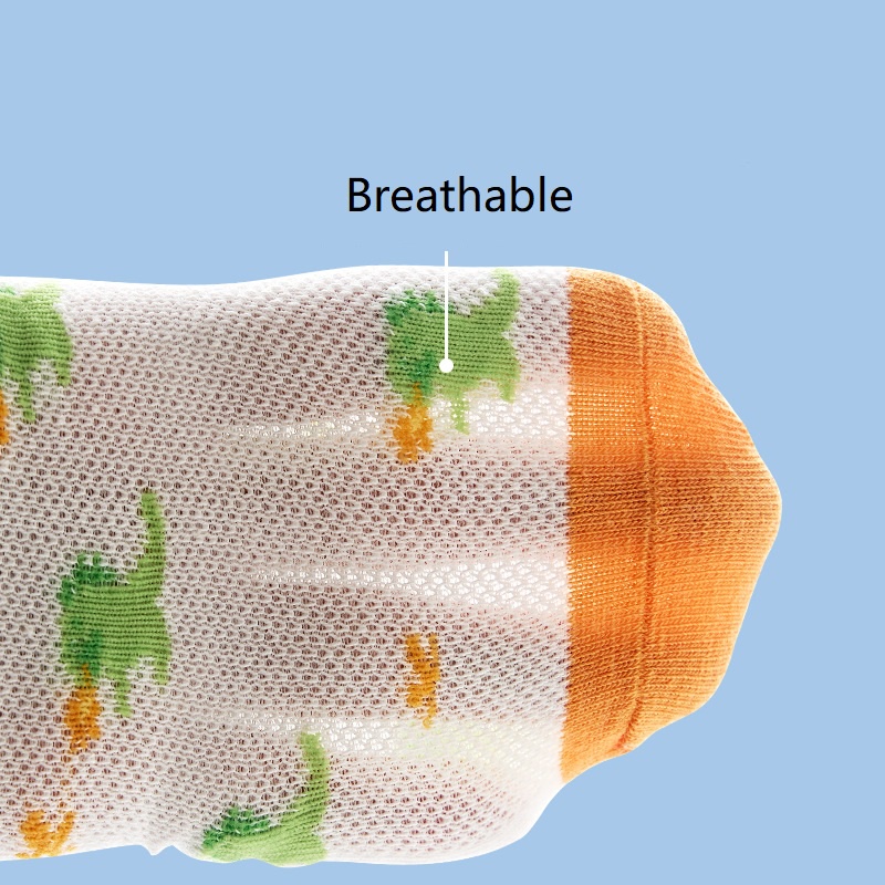 Bộ 5 Đôi Vớ Cotton In Họa Tiết Hoạt Hình Dễ Thương Cho Bé Từ 1 Đến 12 Tuổi