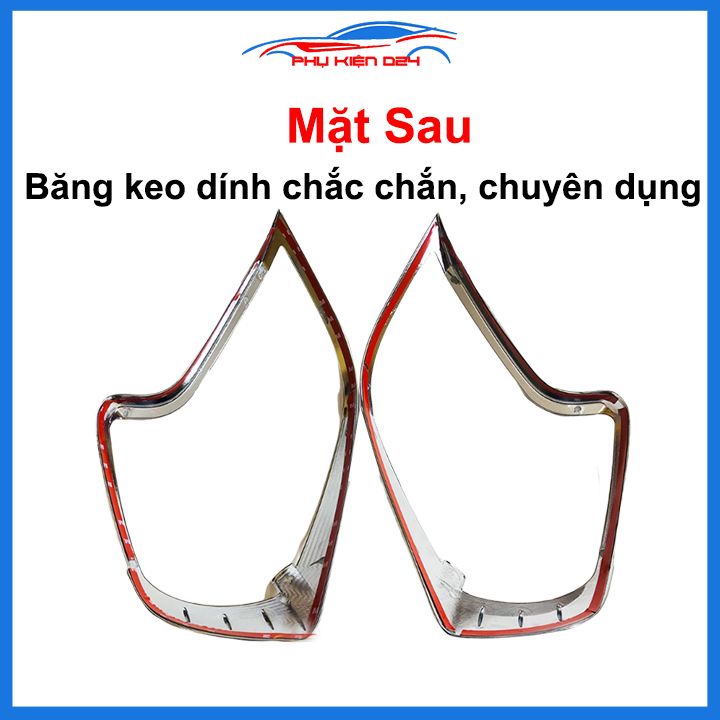 Ốp viền đèn pha hậu mạ crom Fadil 2019-2020-2021-2022 chống trầy trang trí bảo vệ xe