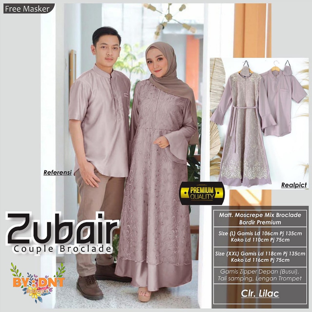 Áo thun cặp đôi in chữ zubair | BigBuy360 - bigbuy360.vn