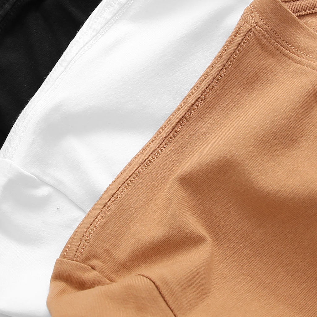 Áo thun trơn, T'shirt Basic Simple cổ tròn SAT SP-03 unisex, vải cotton mềm mịn, dày dặn, trẻ trung chuẩn form