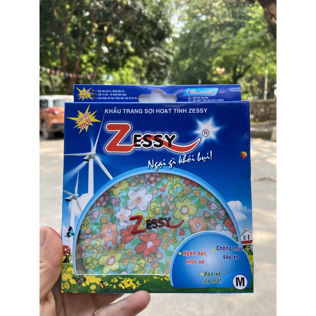 KHẨU TRANG SỢI HOẠT TÍNH ZESSY NGƯỜI LỚN