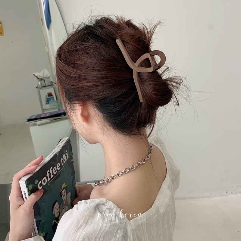 Kẹp tóc acrylic thời trang xu hướng Hàn Quốc