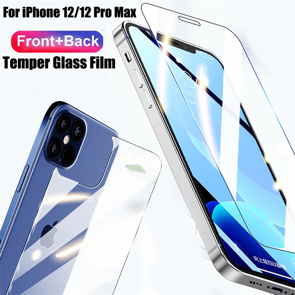 Kính Cường Lực Bảo Vệ Mặt Trước Và Sau Điện Thoại Cho Iphone 7 Plus 12 12 Mini 12 Pro Max X Xs Max Xr 11 11 Pro Max 8 6s Plus