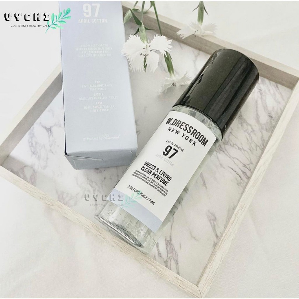 Nước Hoa Xịt Thơm W.Dressroom Dress & Living Clear Perfume No.49 & No.97 – ‘Cheap moment’ cùng sao KPOP