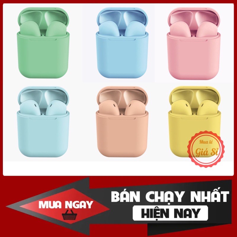 Tai nghe bluetooth không dây Inpods i12 TWS cảm ứng điều khiển cảm biến âm thanh HIFI cho Android iOS | BigBuy360 - bigbuy360.vn