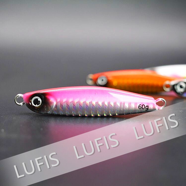 jigging Mồi Giả Câu Cá 3d Bằng Kim Loại 40g / 60g Fishing lure