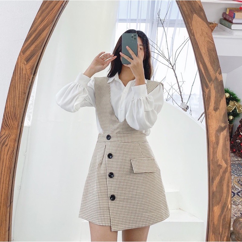 yếm ziczac vạt lệch
