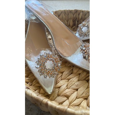 Giày nữ big size 40 - 43 - sandal ngoại cỡ gót vuông có ảnh thật