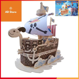 Đồ chơi lắp ghép gỗ 3D Tàu Going Merry