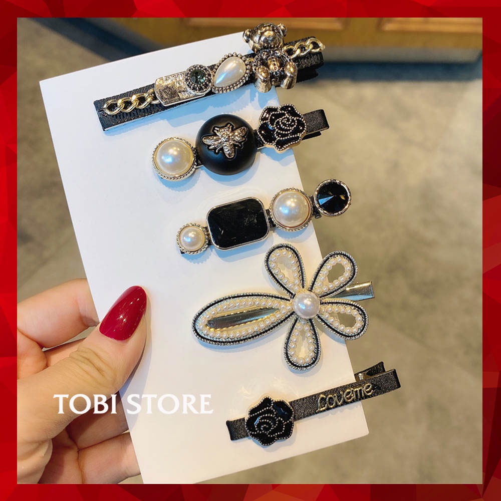 Siêu tiết kiệm - Combo 05 kẹp tóc mái nhiều kiểu dáng TB568