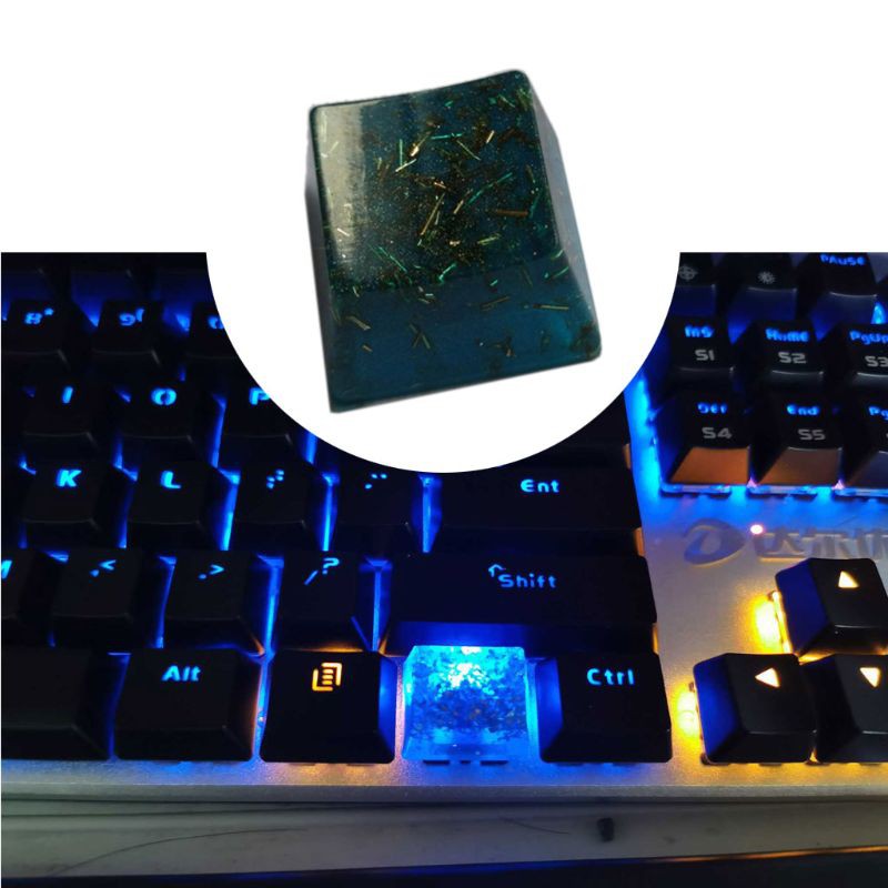 Psy Handmade Customized OEM Profile Resin Keycap Keyboard RGB Translucent Keycap