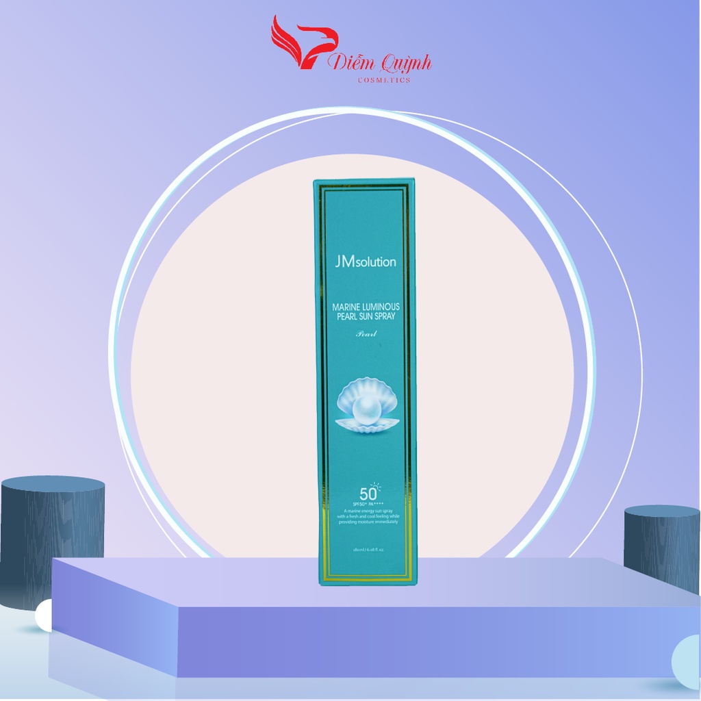Xịt Chống Nắng JM Solution xanh hồng  hàn quốc 180ml