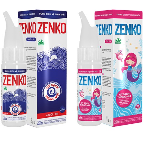 DUNG DỊCH VỆ SINH MŨI ZENKO chai 75ml