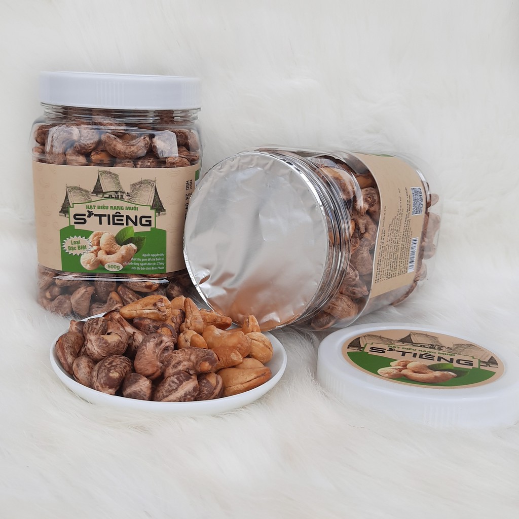 1KG Hạt Điều Rang Muối Nguyên Hạt Loại B Ngon S'Tiêng