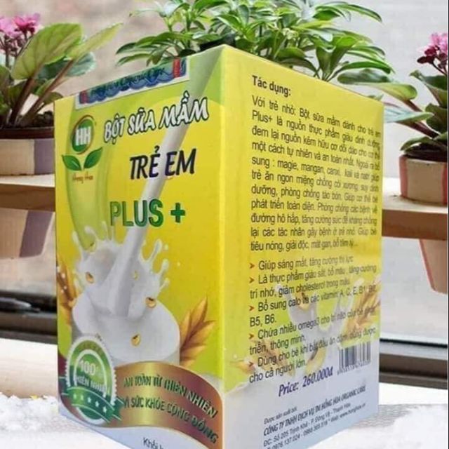 Bột sữa mầm trẻ em pluss +