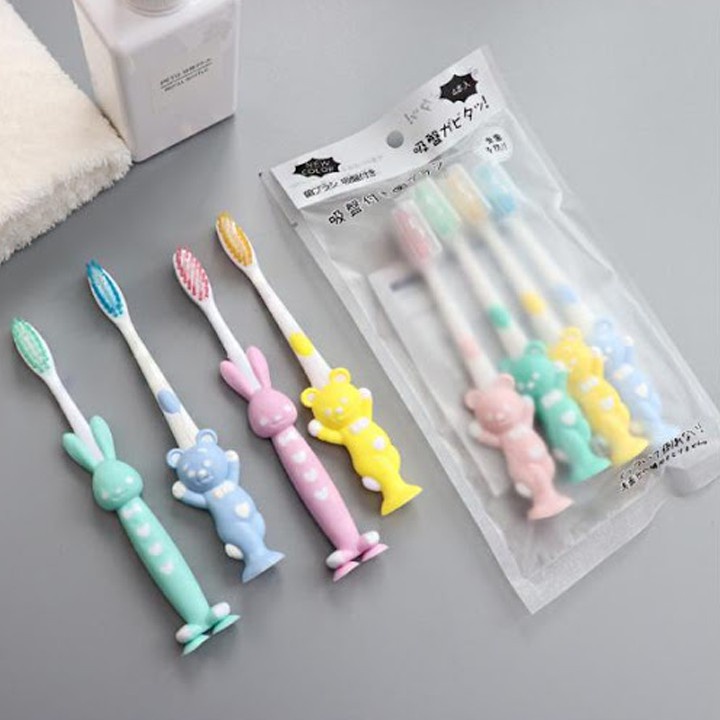 Bàn chải đánh răng MoonyStar xuất nhật cho bé từ 2-10 tuổi