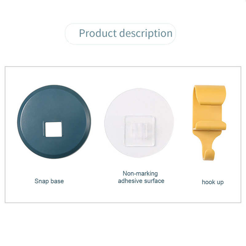 1 Móc Treo Đồ Dán Tường Tự Dính Dùng Cho Nhà Tắm