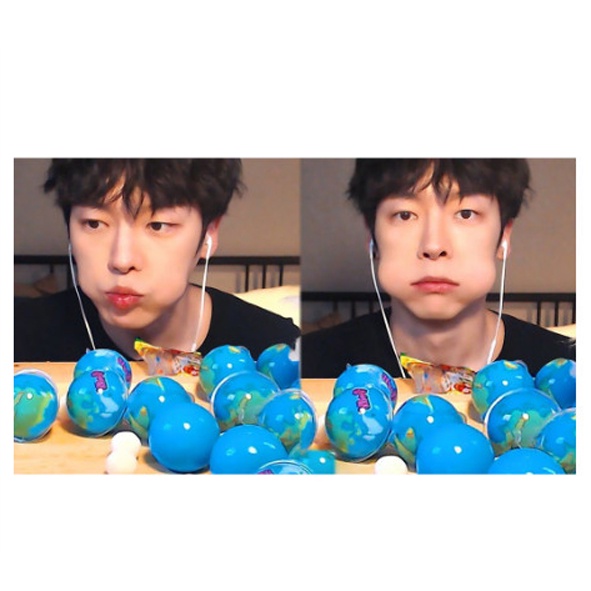 Túi 4 viên Kẹo dẻo Trolli hình con mắt hàng nội địa Đức siêu rẻ