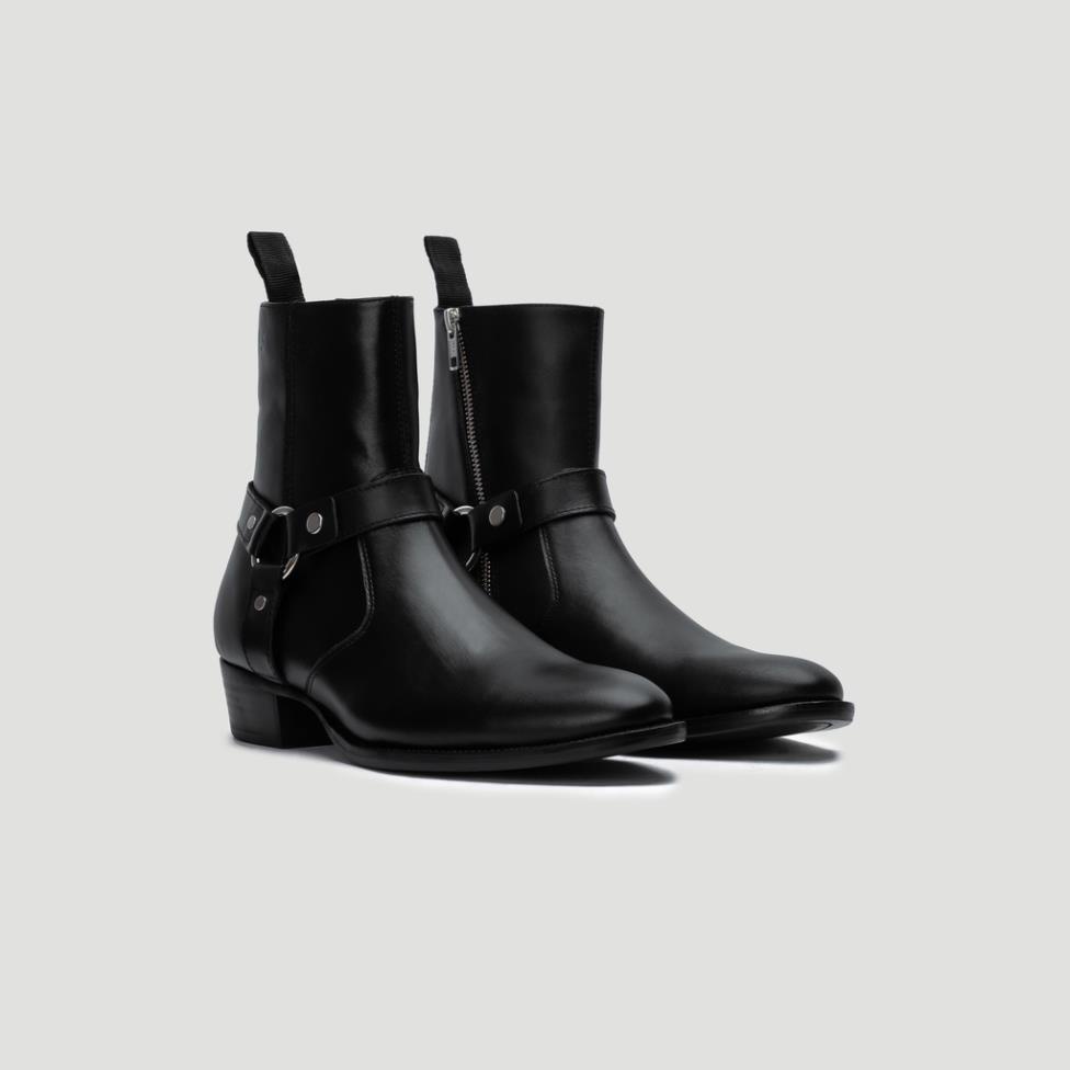Giày boot THE WOLF the alpha wolf harness boot - Black 📱