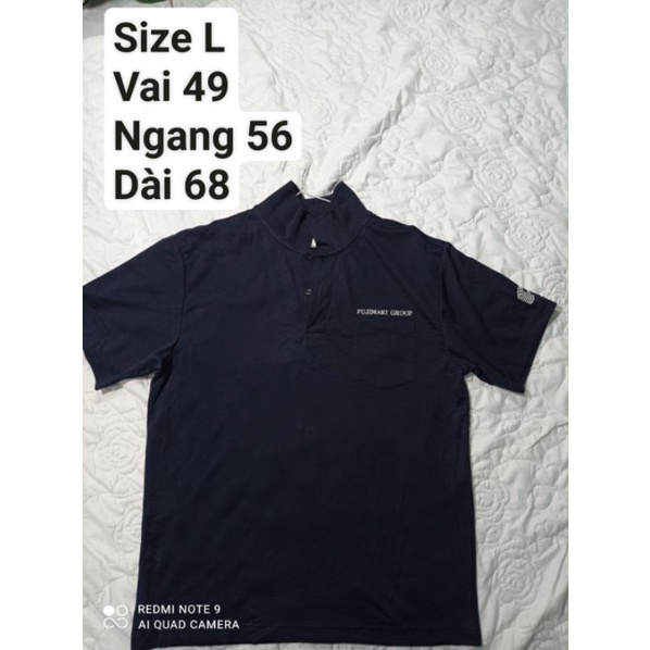 ÁO PHÔNG POLO FUJIMAKI GROUP -2HAND 79K