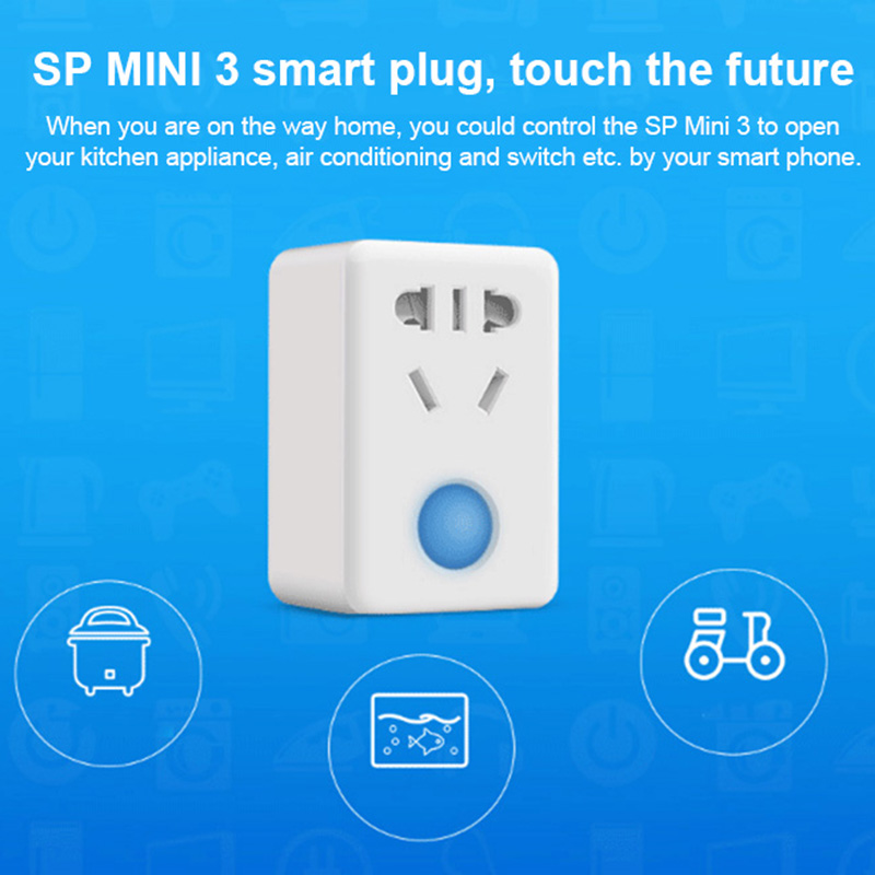 Ổ Cắm Điện Thông Minh Broadlink Sp Mini 3 Kết Nối Wifi Điều Khiển Từ Xa