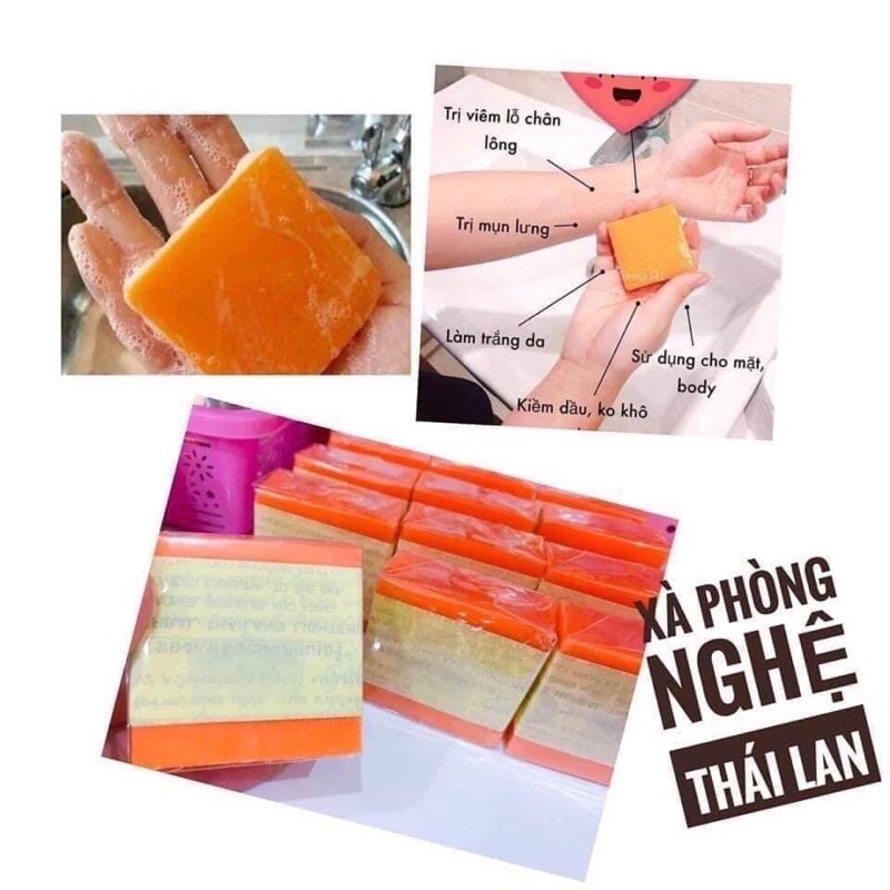 {CHUẨN THÁI}xà phòng cam nghệ SOAP