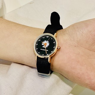 Đồng hồ thời trang nam nữ Candycat hoa cúc MS011 dây dù nhiều màu