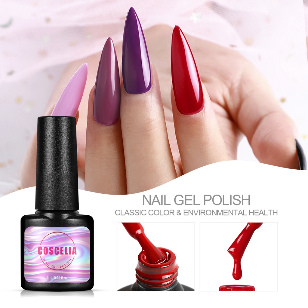 [Hàng mới về] Gel sơn móng 7ml lâu trôi 48 màu sắc tùy chọn