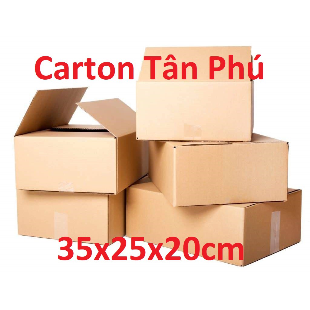 35x25x20 cm - 10 hộp giấy đóng hàng tiện lợi