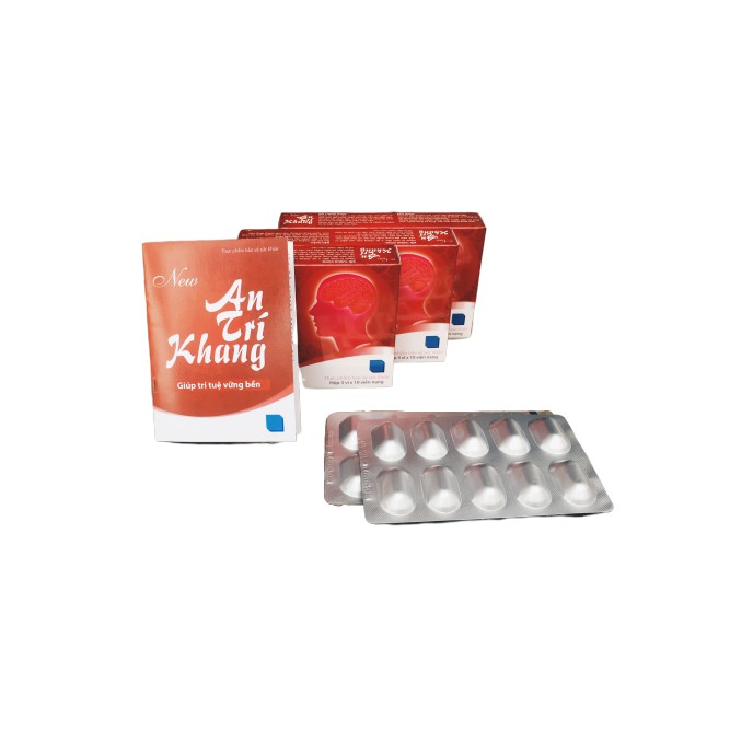 An Trí Khang – Hỗ trợ giúp hoạt huyết và tăng tuần hoàn máu não (Hộp 3 vỉ x 10 viên)