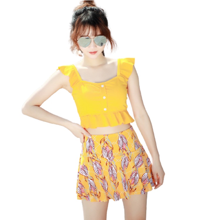 Bộ Đồ Bơi Hai Mảnh Phong Cách Thể Thao Cho Nữ