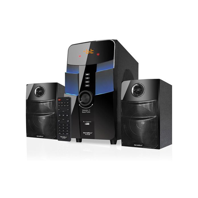Loa Bluetooth máy tính vi tính Soundmax A2128 - 2.1/ USB, SD Card, Bluetooth  BH 1 Năm