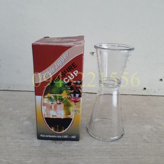 Jigger đong, ly đong nhựa 2 đầu 20x40ml